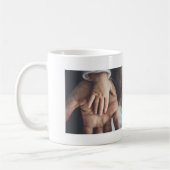 Gepersonaliseerde beste man Papa Vaderdag Koffiemok (Links)