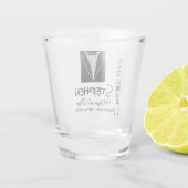 GEPERSONALISEERDE BESTE MAN WEDDING PARTY SHOT GLA SHOT GLAS (Achterkant)