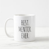Gepersonaliseerde Beste Mentor Ooit Bedankt Cadeau Koffiemok (Links)