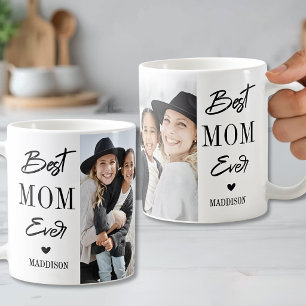Gepersonaliseerde Beste Moeder Ooit 2 Foto Koffiemok
