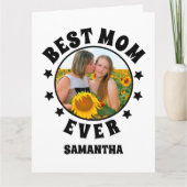 Gepersonaliseerde Beste Moeder Ooit Foto Moederdag Kaart (Voorkant)
