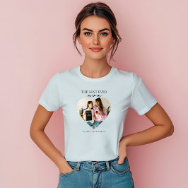 Gepersonaliseerde beste moeder ooit hartfoto t-shirt