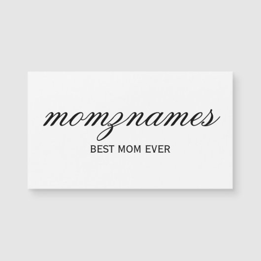 Gepersonaliseerde beste moeder ooit Moederdag (Voorkant)