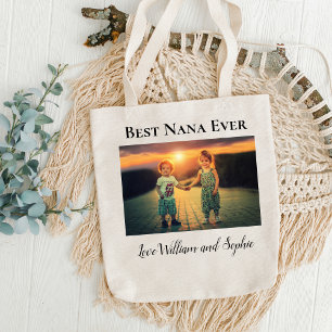 Gepersonaliseerde beste Nana ooit foto Tote Bag