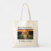 Gepersonaliseerde beste Nana ooit foto Tote Bag (Achterkant)