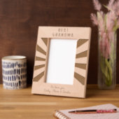 Gepersonaliseerde Beste Oma Sun Burst Keepsake Gegraveerde Lijstjes (Links)