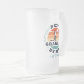 Gepersonaliseerde beste opa door par grootouders d matglas bierpul (Voorkant rechts)