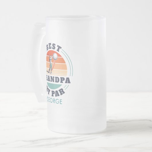 Gepersonaliseerde beste opa door par grootouders d matglas bierpul (Voorkant links)