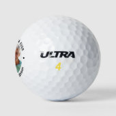 Gepersonaliseerde "Beste Opa Ooit" Aangepaste Foto Golfballen (Logo)