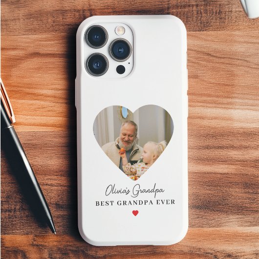 Gepersonaliseerde Beste Opa Ooit Foto Gift Case-Mate iPhone Case