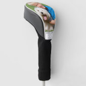 Gepersonaliseerde beste papa foto golfheadcover (Schuin)