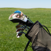 Gepersonaliseerde beste papa foto golfheadcover (Insitu)