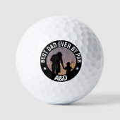 gepersonaliseerde beste papa ooit Custom Photo Golfballen (Voorkant)