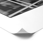 Gepersonaliseerde beste papa ooit krantenfoto poster (Hoek)