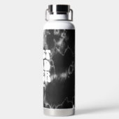 Gepersonaliseerde beste papa ooit zwart stropdas k waterfles (Achterkant)