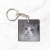 Gepersonaliseerde Beste Ragdoll Kat Ooit Pet Foto Sleutelhanger