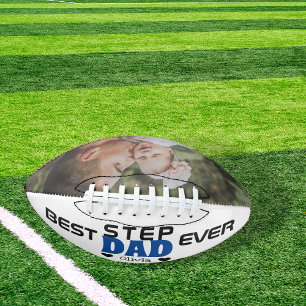 Gepersonaliseerde beste stap papa ooit aangepaste american football