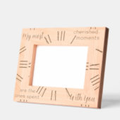 Gepersonaliseerde beste tijden Klok artwork Gegraveerde Lijstjes (Links)