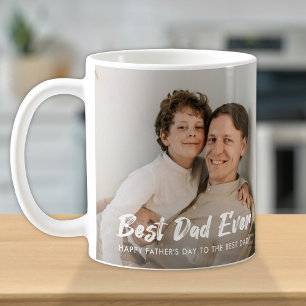 Gepersonaliseerde beste vader ooit volledige foto koffiemok