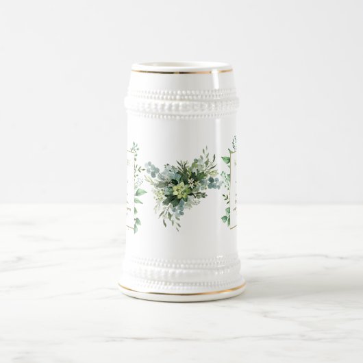 Gepersonaliseerde beste vader van Groom Groomsman Bierpul (Center)