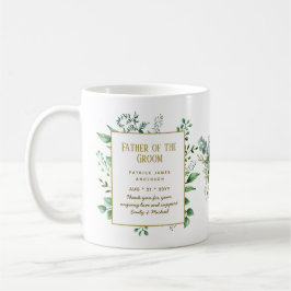 Gepersonaliseerde beste vader van Groom Groomsman Koffiemok