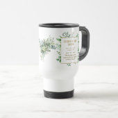 Gepersonaliseerde beste vader van Groom Groomsman Reisbeker (Voorkant rechts)