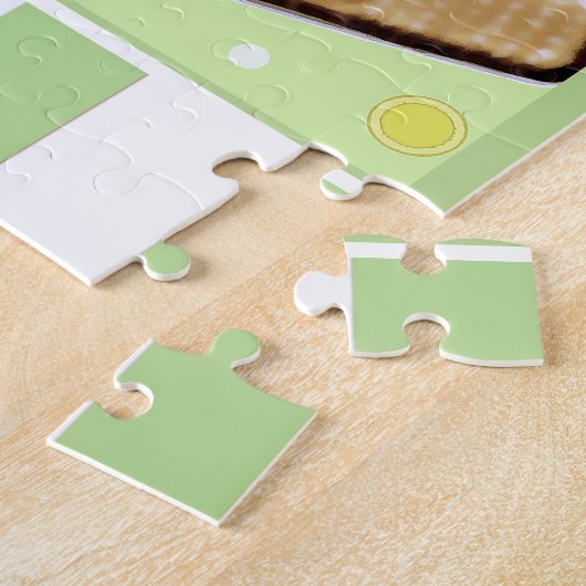 Gepersonaliseerde beste verpleegster Jigzaag Puzzl Legpuzzel (Zijkant)