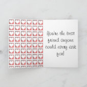 Gepersonaliseerde Beste Vriend Avatar Verjaardag Kaart (Binnen)