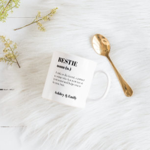 Gepersonaliseerde beste vriend - Bestie Gift Koffiemok