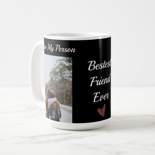 Gepersonaliseerde Beste Vriend Bestie Je bent mijn Koffiemok (Voorkant links)