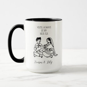 Gepersonaliseerde beste vriend cadeau voor Bestie Mok