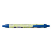 Gepersonaliseerde beste vriend Floral  Groen Blauwe Inkt Pen (Achterkant)