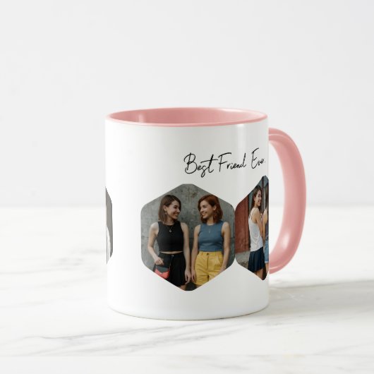 Gepersonaliseerde "Beste Vriend Ooit" Gift Mok (Voorkant rechts)
