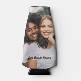 Gepersonaliseerde beste vriend voor altijd foto flesjeskoeler
