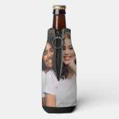Gepersonaliseerde beste vriend voor altijd foto flesjeskoeler (Fles Achterkant)