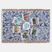 Gepersonaliseerde beste vrienden 6 Foto Aangepast  Deken (Voorkant)