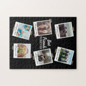 Gepersonaliseerde beste vrienden 6 Foto Aangepast  Legpuzzel (Horizontaal)