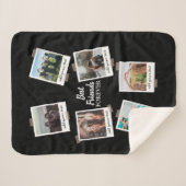 Gepersonaliseerde beste vrienden 6 Foto Aangepast  Sherpa Deken (Voorkant (horizontaal))