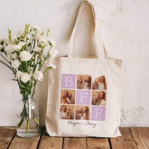 Gepersonaliseerde beste vrienden voor altijd 6 Fot Tote Bag