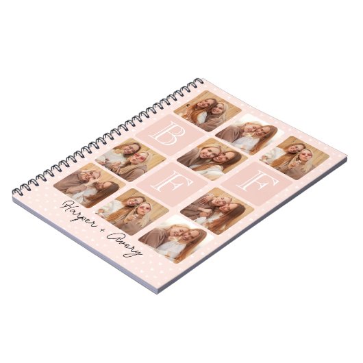 Gepersonaliseerde beste vrienden voor altijd 9 Fot Notitieboek (Linkerzijde)