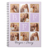 Gepersonaliseerde beste vrienden voor altijd 9 Fot Notitieboek (Voorkant)