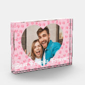 Gepersonaliseerde beste vrienden voor altijd fotoblokken (Links)