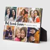 Gepersonaliseerde Beste Vrienden Voor Altijd Naam Fotoplaat (Zijkant)