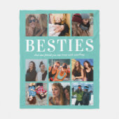 Gepersonaliseerde Bestie Gift | Beste vriend Fleece Deken (Voorkant)