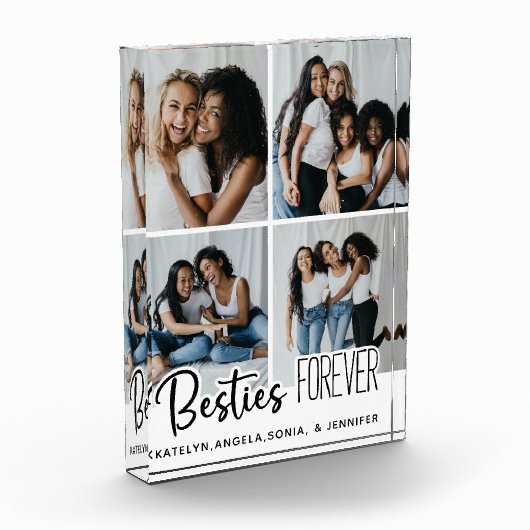 Gepersonaliseerde Besties BFF Beste vrienden voor  Fotoblokken (Links)