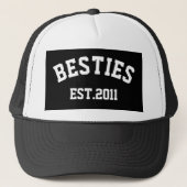 Gepersonaliseerde Besties Trucker Pet (Voorkant)