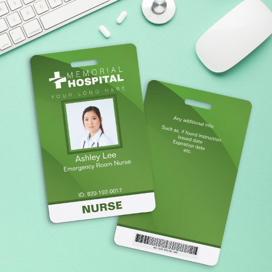 Gepersonaliseerde beveiligings-ID Healthcare Facil Badge