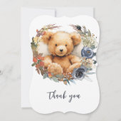 Gepersonaliseerde bewerkbare 1e Verjaardagsjongen  Kaart (Achterkant)