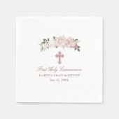 Gepersonaliseerde bewerkbare Eerste Heilige Commun Servet (Voorkant)