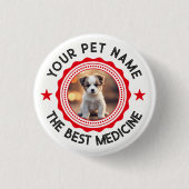 Gepersonaliseerde bewerkbare Pet Lovers Ronde Button 3,2 Cm (Voorkant)